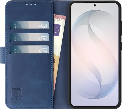 Rosso Element Samsung Galaxy S26 Plus Hoesje Book Case Wallet Blauw afbeelding 11