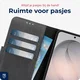 Rosso Deluxe Samsung Galaxy S26 Plus Hoesje Echt Leer Book Case Zwart afbeelding 5