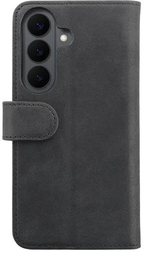 Rosso Deluxe Samsung Galaxy S26 Plus Hoesje Echt Leer Book Case Zwart afbeelding 12