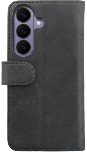 Rosso Deluxe Samsung Galaxy S26 Plus Hoesje Echt Leer Book Case Zwart afbeelding 11