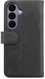 Rosso Deluxe Samsung Galaxy S26 Plus Hoesje Echt Leer Book Case Zwart afbeelding 11