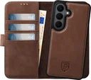 Rosso Elite Samsung S26 Plus Hoesje met MagSafe Book Case Echt Leer Bruin