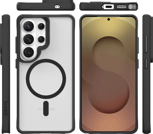Buddi Hybrid Samsung Galaxy S26 Ultra Hoesje MagSafe Matte Zwart afbeelding 10