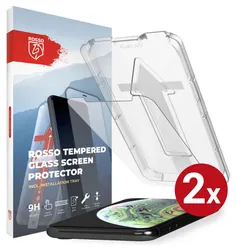 Rosso Apple iPhone XS Max Tempered Glass met Installatietray (2-Pack) afbeelding