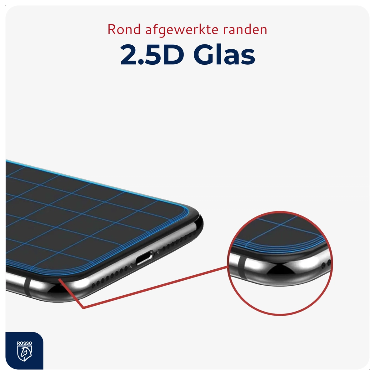 Rosso iPhone 11 Pro Max Tempered Glass met Installatietray (2-Pack) afbeelding 8