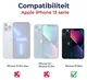 Rosso Apple iPhone 13 mini Tempered Glass met Installatietray (2-Pack) afbeelding 12