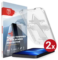 Rosso iPhone 13 Pro Max Tempered Glass met Installatietray (2-Pack) afbeelding