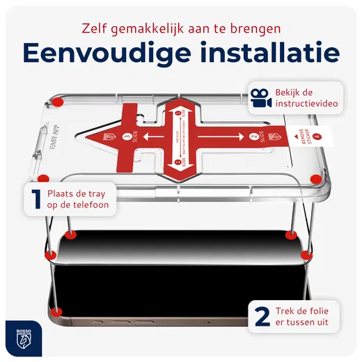 Rosso Google Pixel 6 Tempered Glass met Installatietray (2-Pack) afbeelding 4