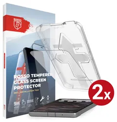 Rosso Google Pixel 7a Tempered Glass met Installatietray (2-Pack) afbeelding