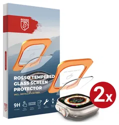 Rosso Apple Watch Ultra 3/2/1 Tempered Glass Installatietray (2-Pack) afbeelding