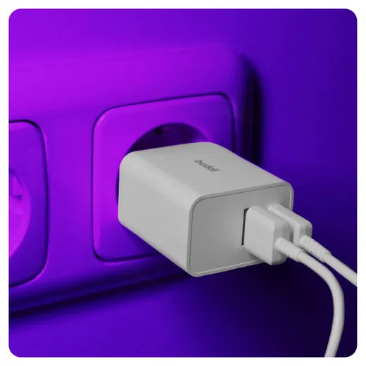 Buddi 30W USB-C & USB-A Oplader met Buddi Flex USB-C Kabel 1M Wit afbeelding 17