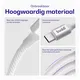 Buddi 30W USB-C & USB-A Oplader met Buddi Flex USB-C Kabel 1M Wit afbeelding 8
