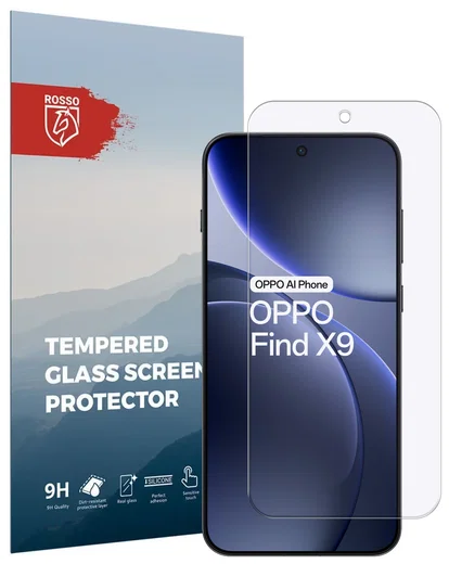 Rosso Oppo Find X9 9H Tempered Glass Screen Protector afbeelding 1