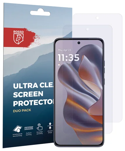 Rosso Motorola Edge 60 Neo Screen Protector Case Friendly Folie Duo Pack afbeelding 1