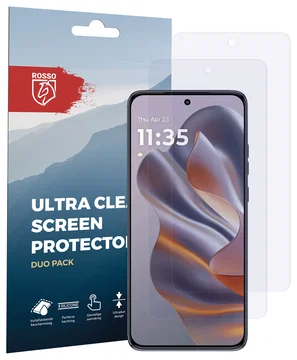 Rosso Motorola Edge 60 Neo Screen Protector Case Friendly Folie Duo Pack