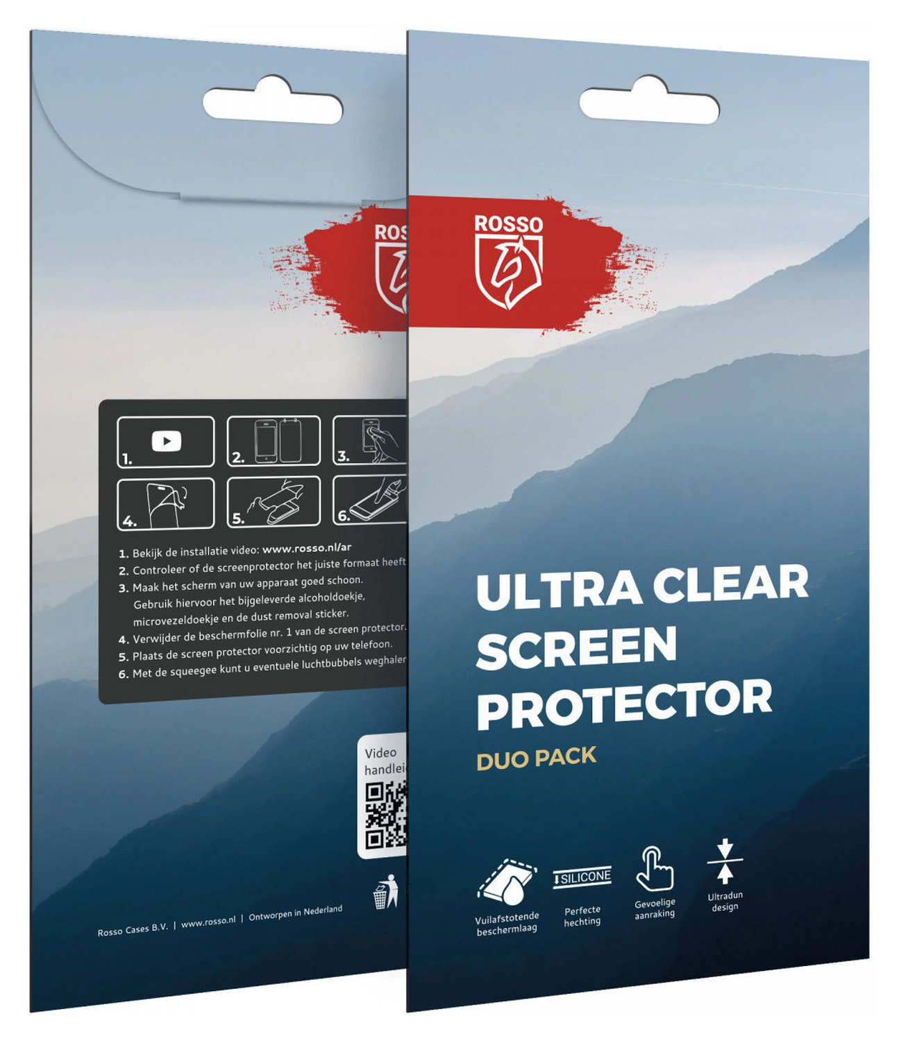 Rosso Motorola Edge 60 Neo Screen Protector Case Friendly Folie Duo Pack afbeelding 6
