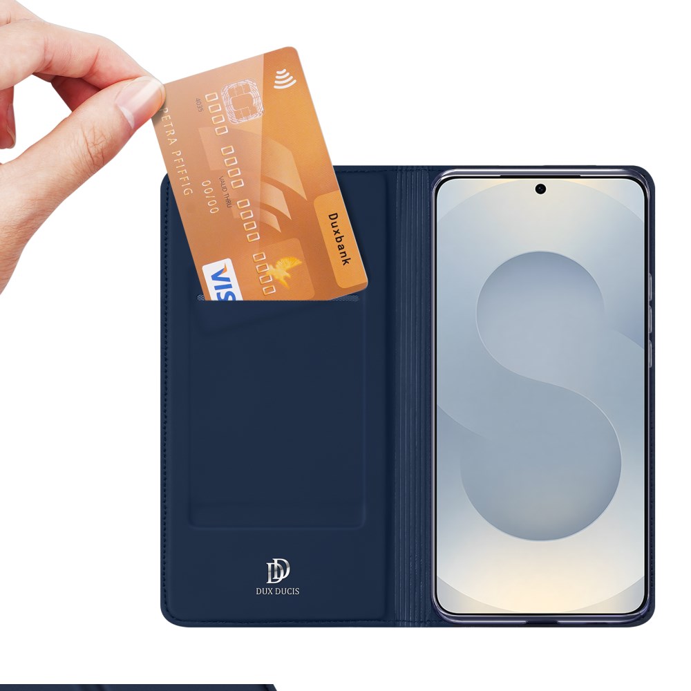 Dux Ducis Skin Pro Samsung Galaxy S26 Plus Hoesje Portemonnee Book Case Blauw afbeelding 2