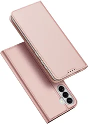 Dux Ducis Skin Pro Samsung Galaxy S26 Hoesje Portemonnee Book Case Roze afbeelding
