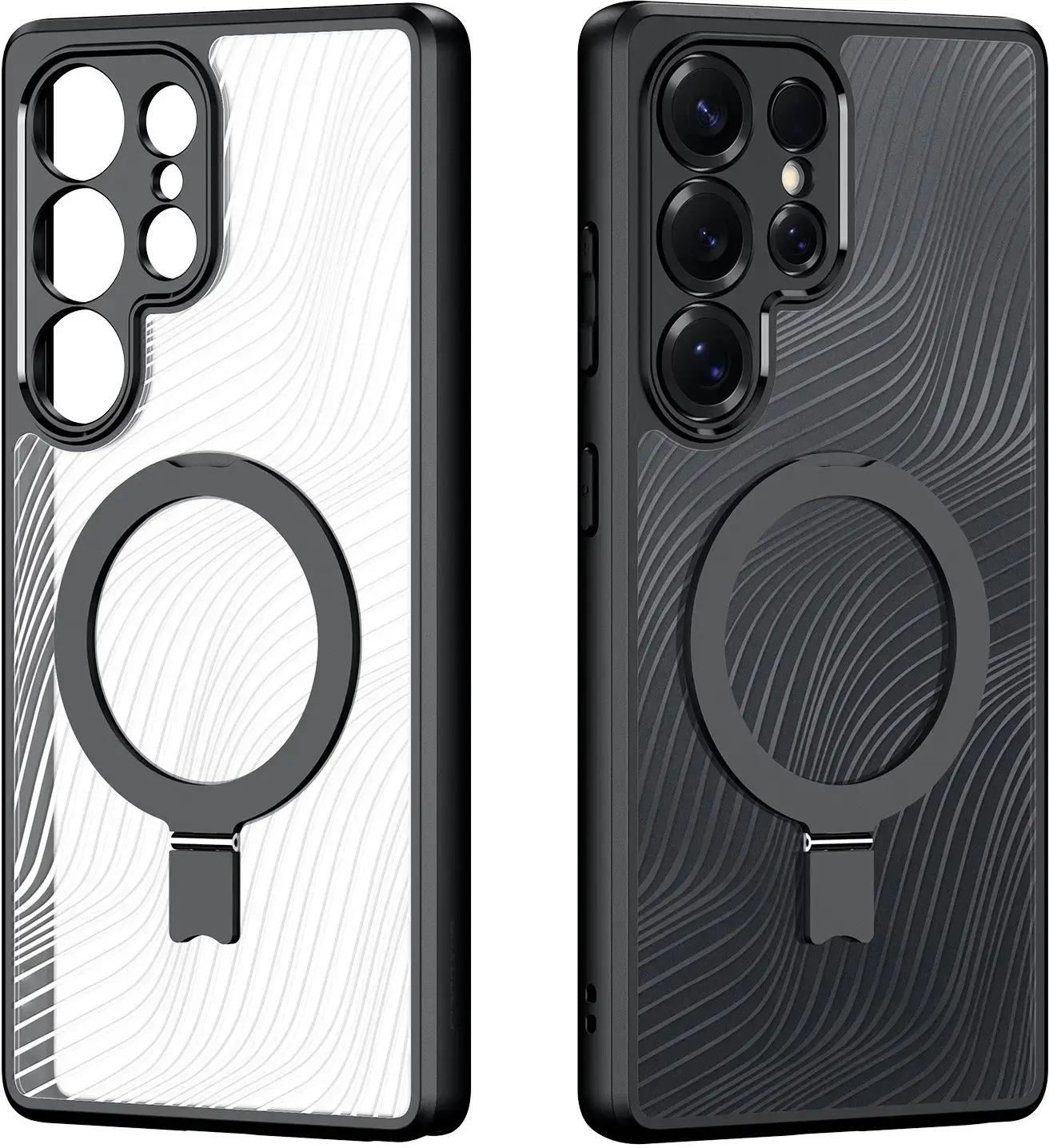 Dux Ducis Aimo MagSafe Samsung Galaxy S26 Ultra Hoesje Kickstand Zwart afbeelding 1