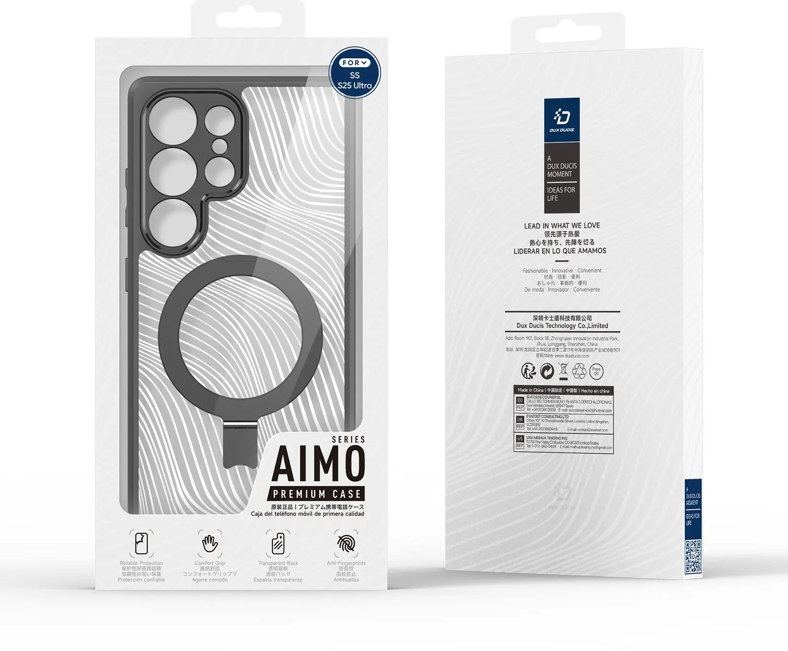 Dux Ducis Aimo MagSafe Samsung Galaxy S26 Ultra Hoesje Kickstand Zwart afbeelding 10