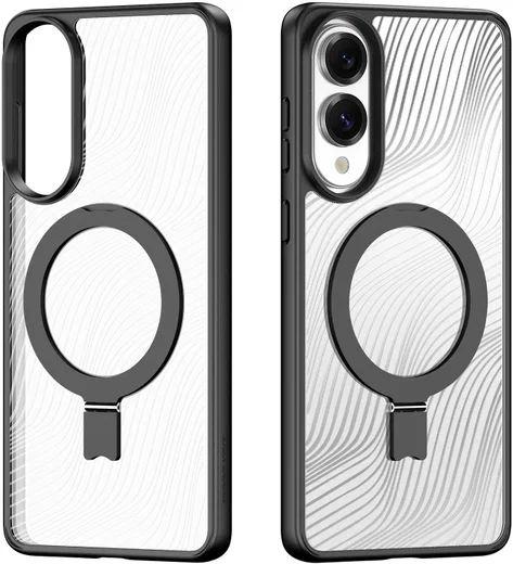 Dux Ducis Aimo MagSafe Samsung Galaxy S26 Hoesje Kickstand Zwart afbeelding 1