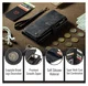 CaseMe C30 Samsung Galaxy S26 Hoesje Pasjeshouder Book Case Zwart afbeelding 10