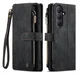 CaseMe C30 Samsung Galaxy S26 Hoesje Pasjeshouder Book Case Zwart afbeelding 1