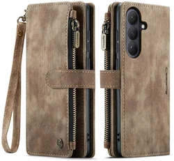 CaseMe C30 Samsung Galaxy S26 Hoesje Pasjeshouder Book Case Bruin afbeelding