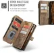 CaseMe C30 Samsung Galaxy S26 Hoesje Pasjeshouder Book Case Bruin afbeelding 9