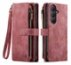 CaseMe C30 Samsung Galaxy S26 Hoesje Pasjeshouder Book Case Rood afbeelding 1