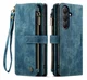CaseMe C30 Samsung Galaxy S26 Hoesje Pasjeshouder Book Case Blauw