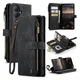 CaseMe C30 Samsung Galaxy S26 Plus Hoesje Pasjeshouder Book Case Zwart afbeelding 2