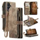 CaseMe C30 Samsung Galaxy S26 Plus Hoesje Pasjeshouder Book Case Bruin afbeelding 2