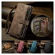 CaseMe C30 Samsung Galaxy S26 Plus Hoesje Pasjeshouder Book Case Bruin afbeelding 5