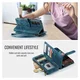 CaseMe C30 Samsung Galaxy S26 Plus Hoesje Pasjeshouder Book Case Blauw afbeelding 6