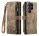 CaseMe C30 Samsung Galaxy S26 Ultra Hoesje Pasjeshouder Book Case Bruin afbeelding 2