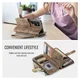 CaseMe C30 Samsung Galaxy S26 Ultra Hoesje Pasjeshouder Book Case Bruin afbeelding 5