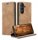 CaseMe 013 Samsung Galaxy S26 Hoesje Book Case met Standaard Bruin