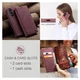 CaseMe 013 Samsung Galaxy S26 Hoesje Book Case met Standaard Rood afbeelding 9