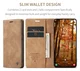 CaseMe 013 Samsung Galaxy S26 Plus Hoesje Book Case met Standaard Bruin afbeelding 3