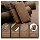 CaseMe 013 Samsung Galaxy S26 Plus Hoesje Book Case met Standaard Bruin afbeelding 5