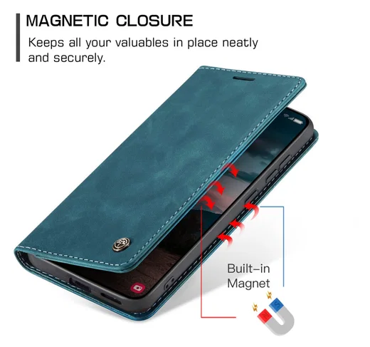 CaseMe 013 Samsung Galaxy S26 Plus Hoesje Book Case met Standaard Blauw afbeelding 10
