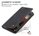 CaseMe 013 Samsung Galaxy S26 Plus Hoesje Book Case met Standaard Zwart afbeelding 10