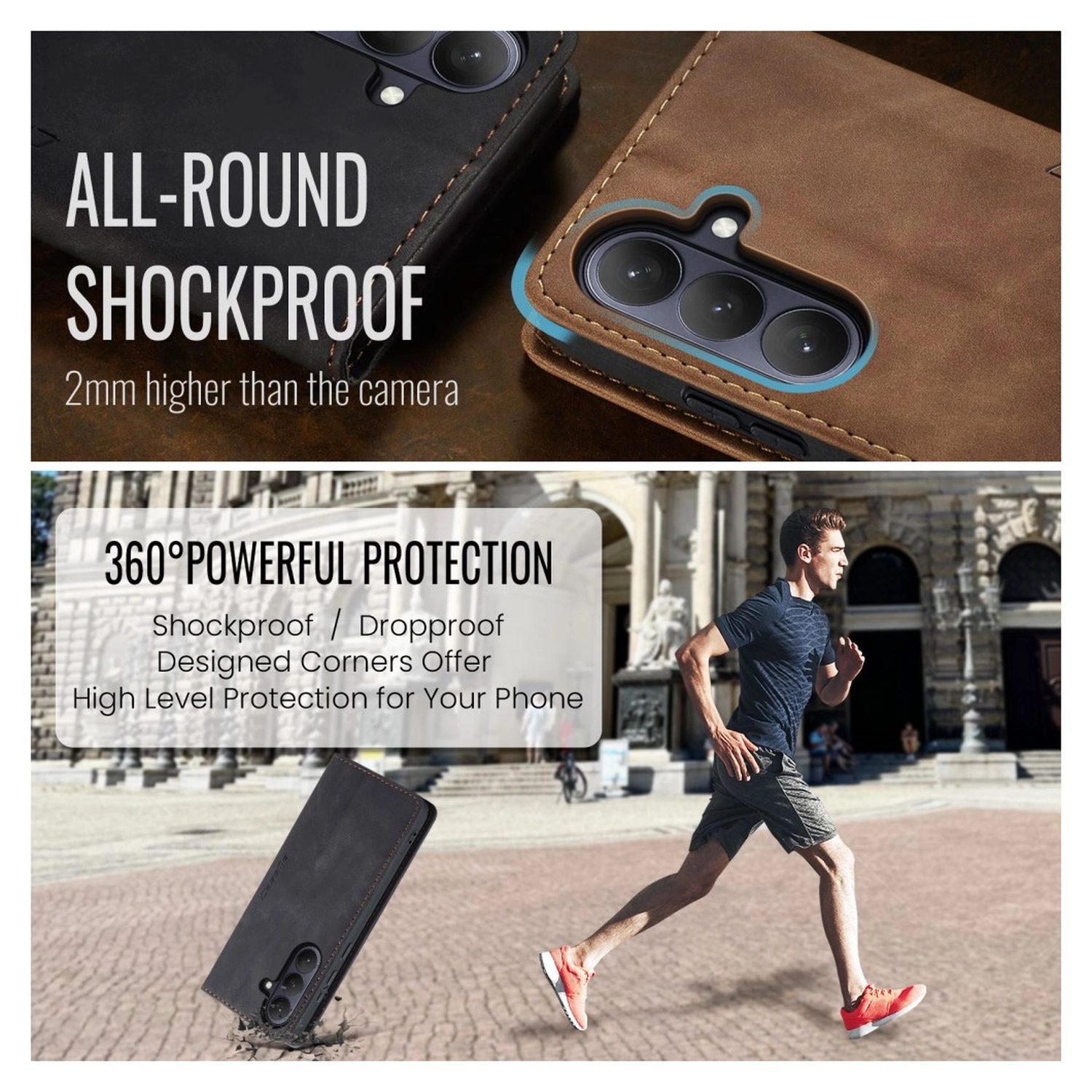 CaseMe 013 Samsung Galaxy S26 Plus Hoesje Book Case met Standaard Zwart afbeelding 7