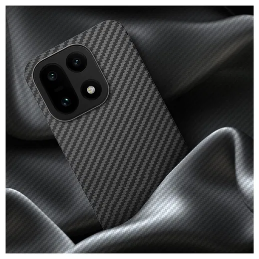 NEKIT Fiber OnePlus 15 Hoesje MagSafe / Qi2 Kevlar Back Cover Dun Zwart afbeelding 10