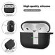 Apple AirPods Pro 3 Siliconen Hoesje met Karabijnhaak Wit afbeelding 2