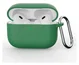 Apple AirPods Pro 3 Siliconen Hoesje met Karabijnhaak Groen