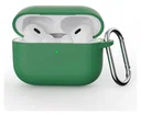 Apple AirPods Pro 3 Siliconen Hoesje met Karabijnhaak Groen