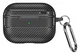 Apple AirPods Pro 3 Carbon TPU Hoesje met Karabijnhaak Zwart afbeelding 2
