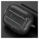 Apple AirPods Pro 3 Carbon TPU Hoesje met Karabijnhaak Zwart afbeelding 5